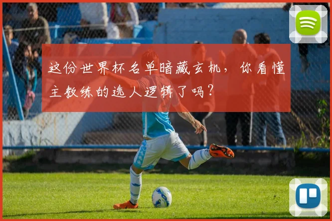 这份世界杯名单暗藏玄机，你看懂主教练的选人逻辑了吗？